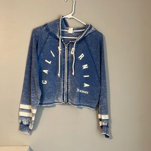 California cropped zip up top.